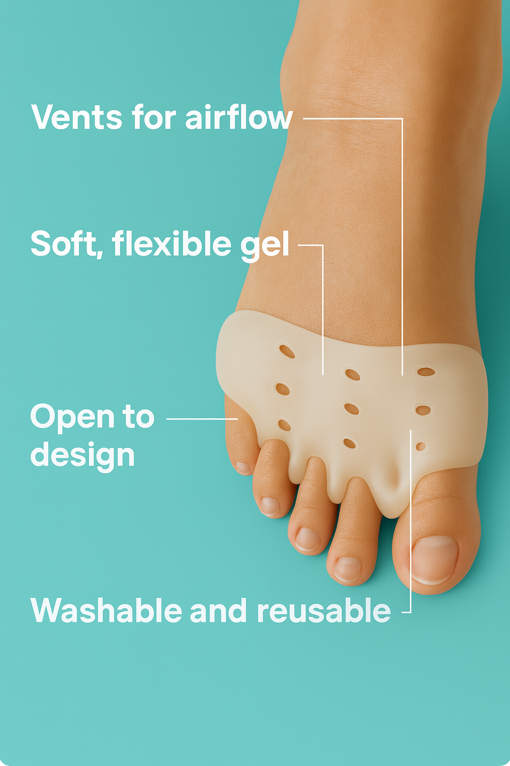 Tovera Toe Sleeves